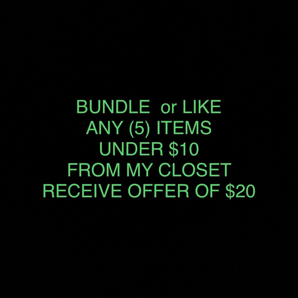 Bundle any 5 items under $10 for $20